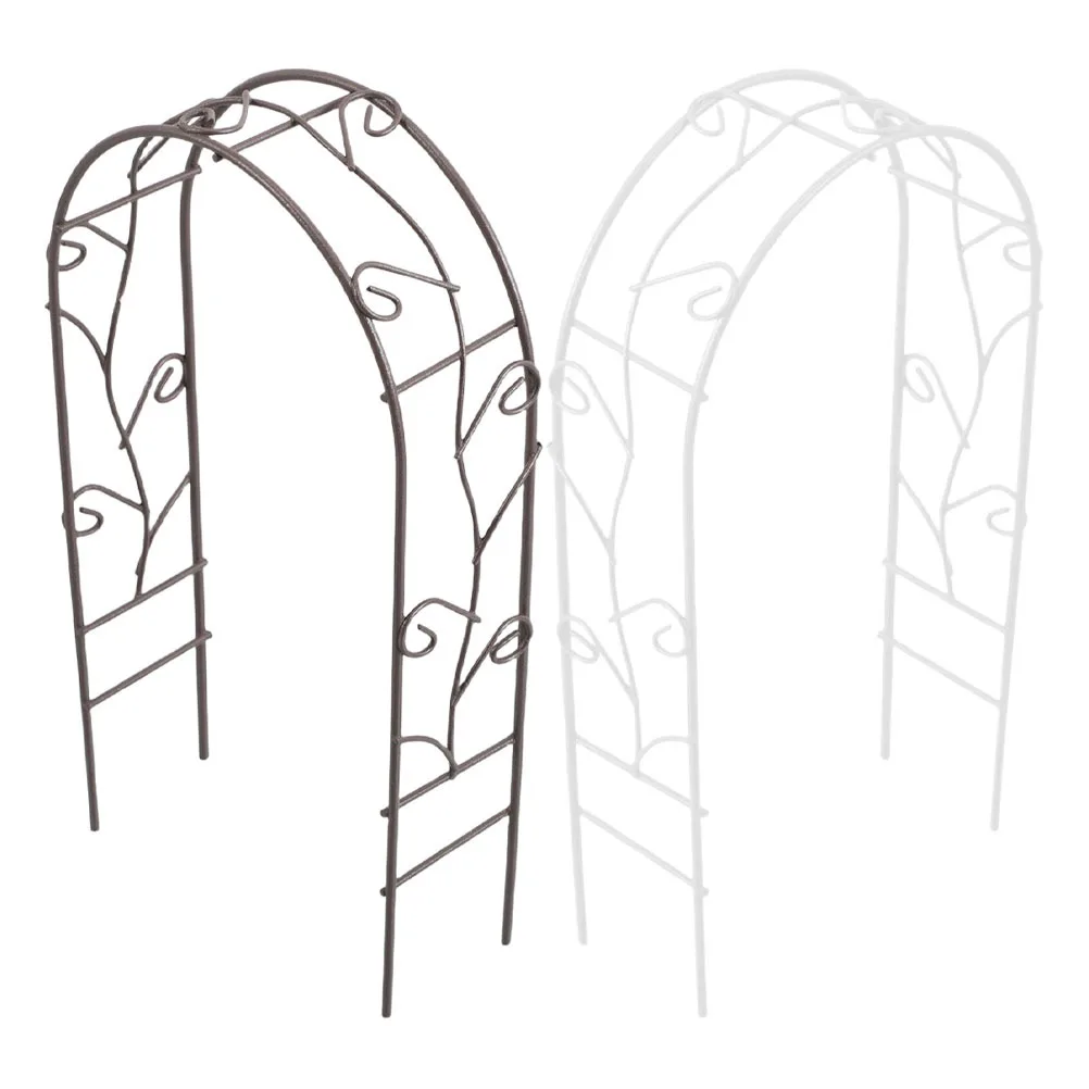 

2Pcs Miniature Iron Archway Compact Design Mini Arch Frame for Fairy Garden Micro Landscape Outdoor Decor Miniature Ornaments