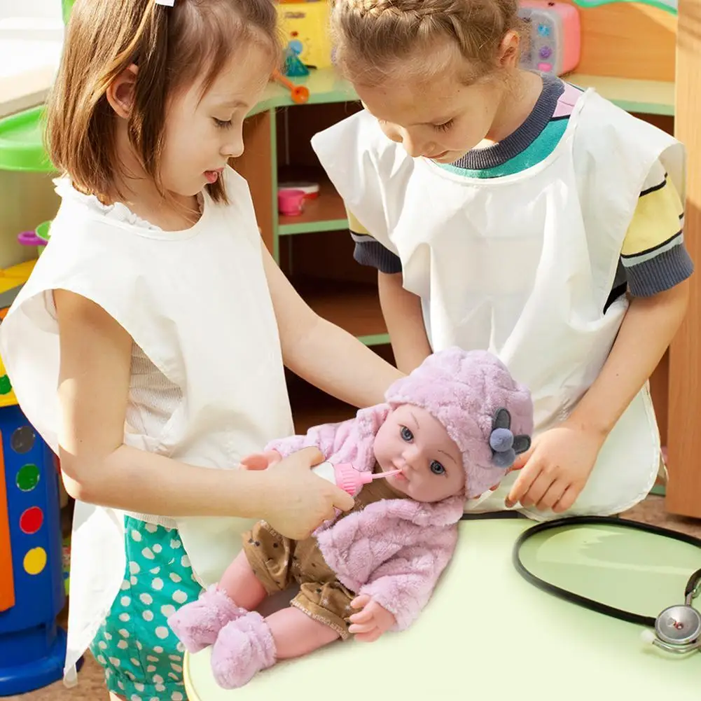 

12-дюймовая успокаивающая пустая кукла Reborn Baby, незавершенная виниловая имитация куклы, подарок «сделай сам»