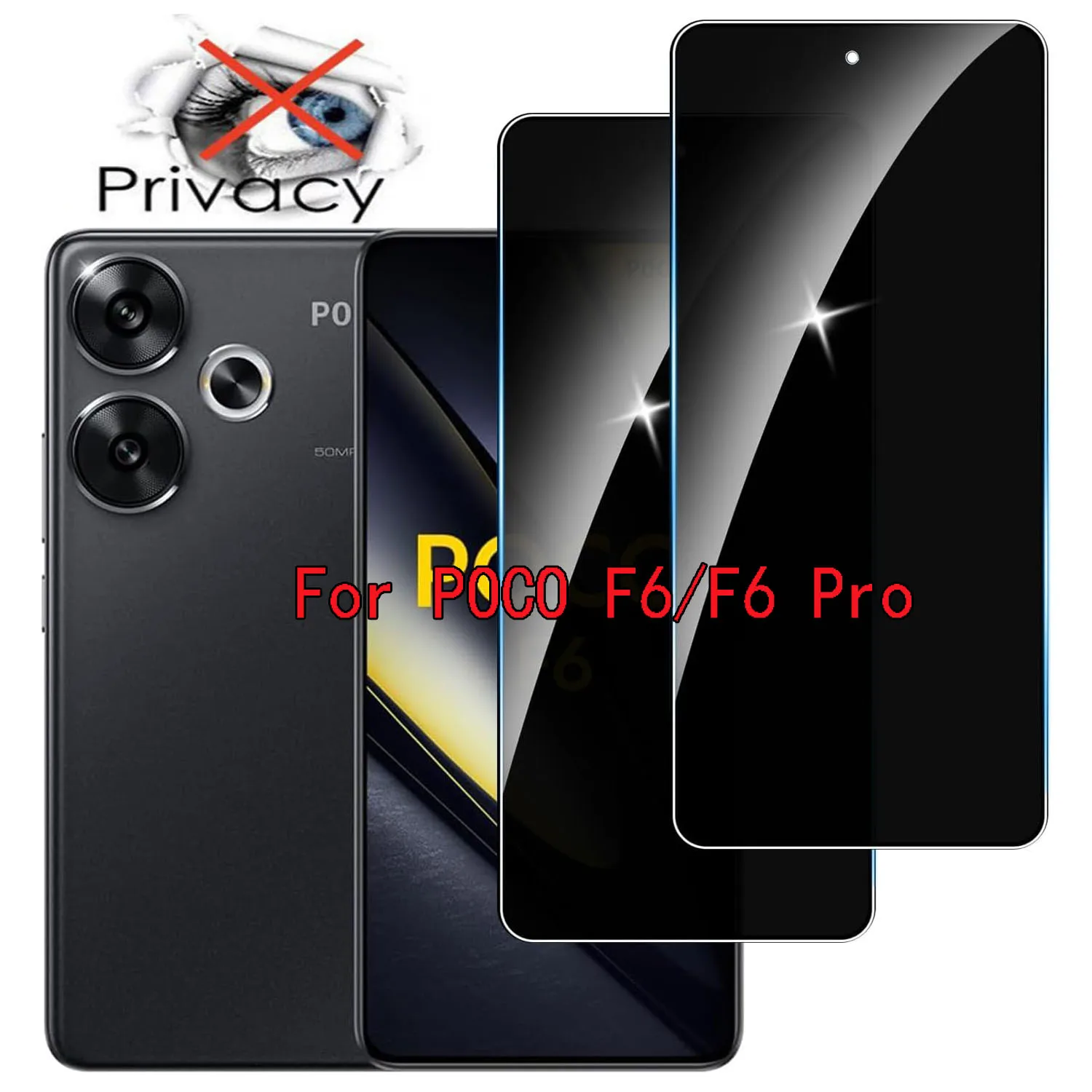 2Pcs Privacy Temper…