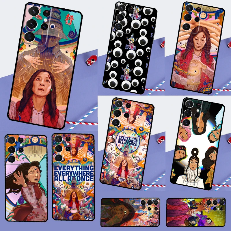 Everything Everywhere All at Once Case For Samsung Galaxy S23 S22 Ultra S21 Plus Note 10 20 Ultra S8 S9 S10 S20 FE Back Cover