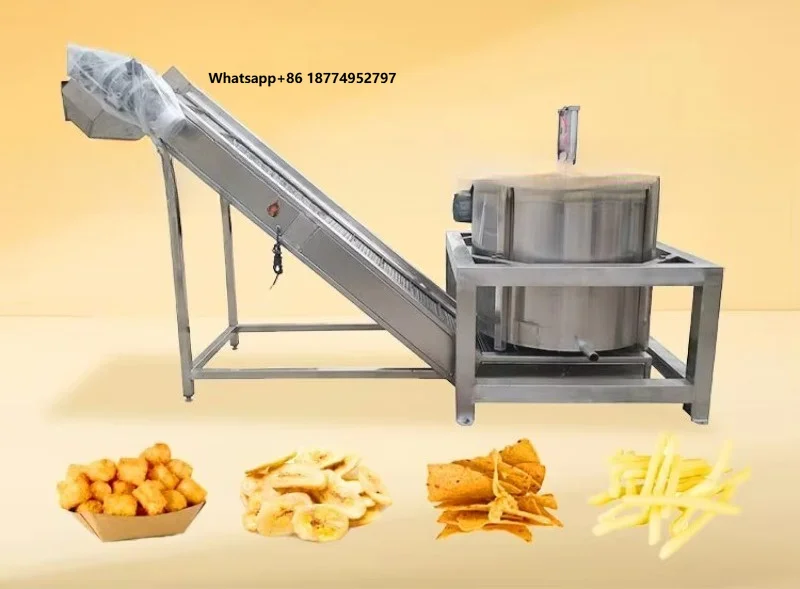 Commercial Use Fried Food Deoil Machine Automatic Deoiling Machine Oil Separator Machine