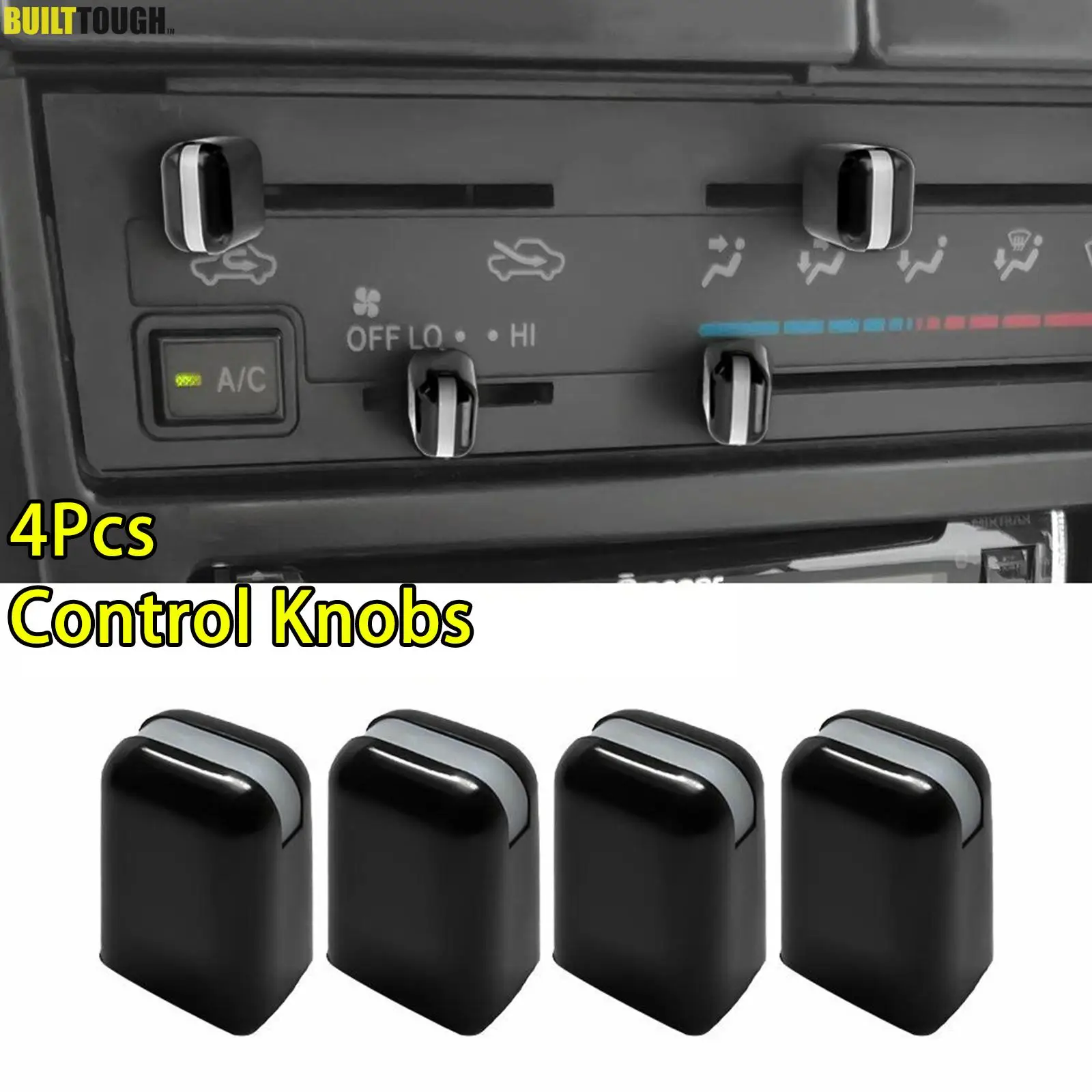 

For Toyota 4Runner Pickup Land Cruiser Tacoma 1996 1997 1998 1999 2000 2001 2002 4x Air Condition Heater Control Knob Car Parts