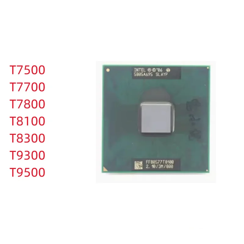 T7500 T7700 T7800 T8100 T8300 T9300 T9500 CPU Laptop