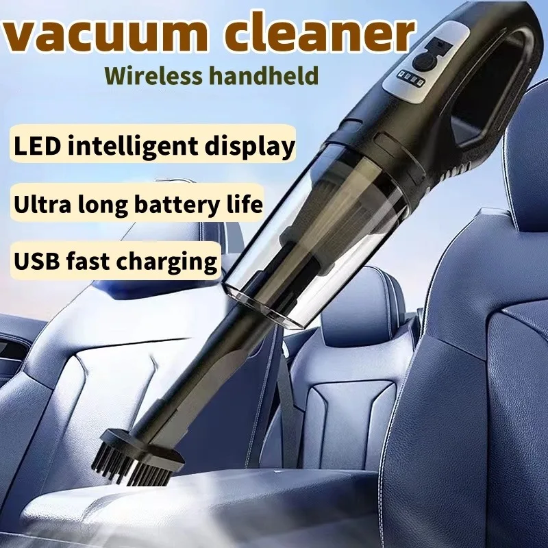 Car vacuum cleaner wireless multifunctional handheld portable household car vacuum cleaner rechargeable high-power