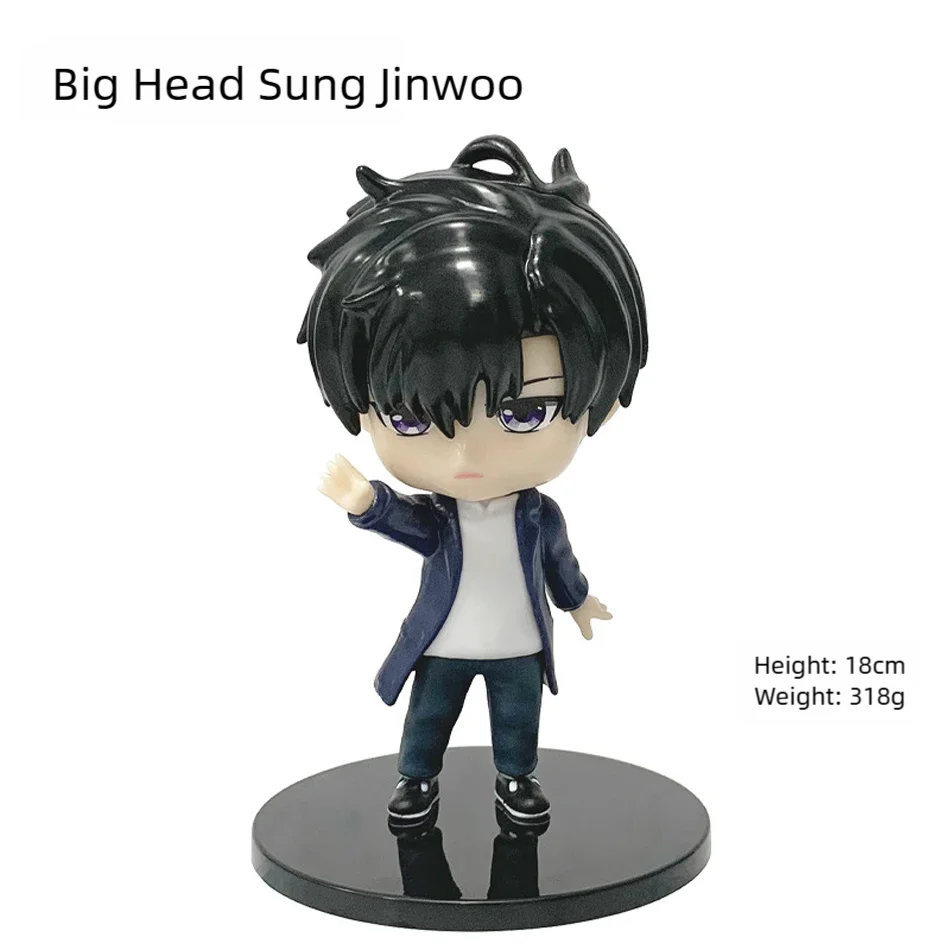 18cmQ Auf Lager: Solo Leveling (Anime-Version) Figur – Sung Jinwoo Actionfigur aus PVC, Sammlermodell, Anime-Ornament zur Dekoration – Detail 1