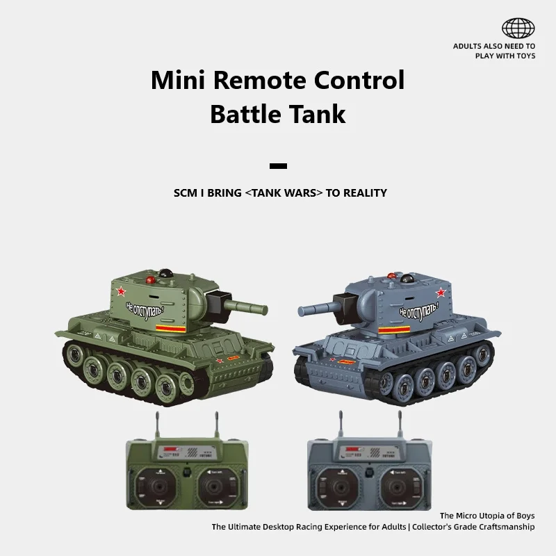 

New Product 1: 64 Mini Remote Control Tank 2.4g Controller Remote Control Full Proportional Throttle Two Person Battle Tank Toy