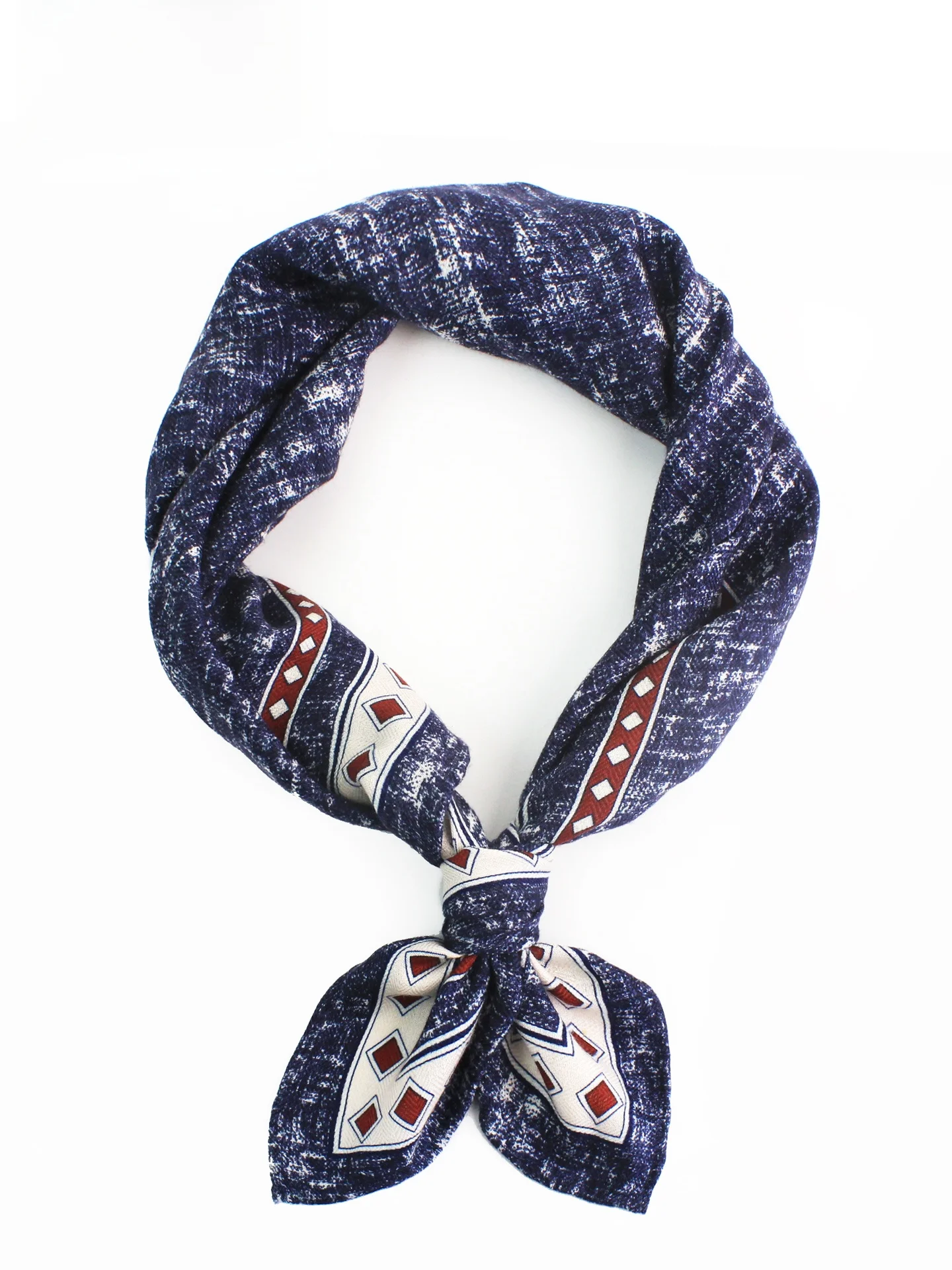 americal-amekajie-wool-silk-scarf-men's-neck-protection-decoration-small-shawl-blue-denim-cotton-wool-blend-lightweight-warm