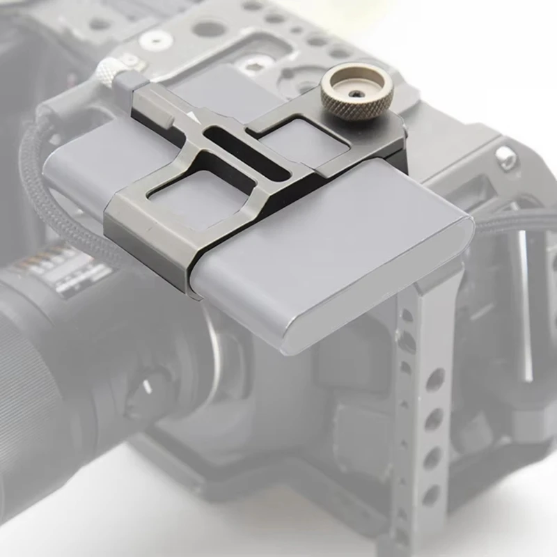 New-Aluminum SSD Drive Holder Clip Bracket For Samsung T5 SSD For Blackmagic BMPCC Camera Cage Rig Photography Accessory
