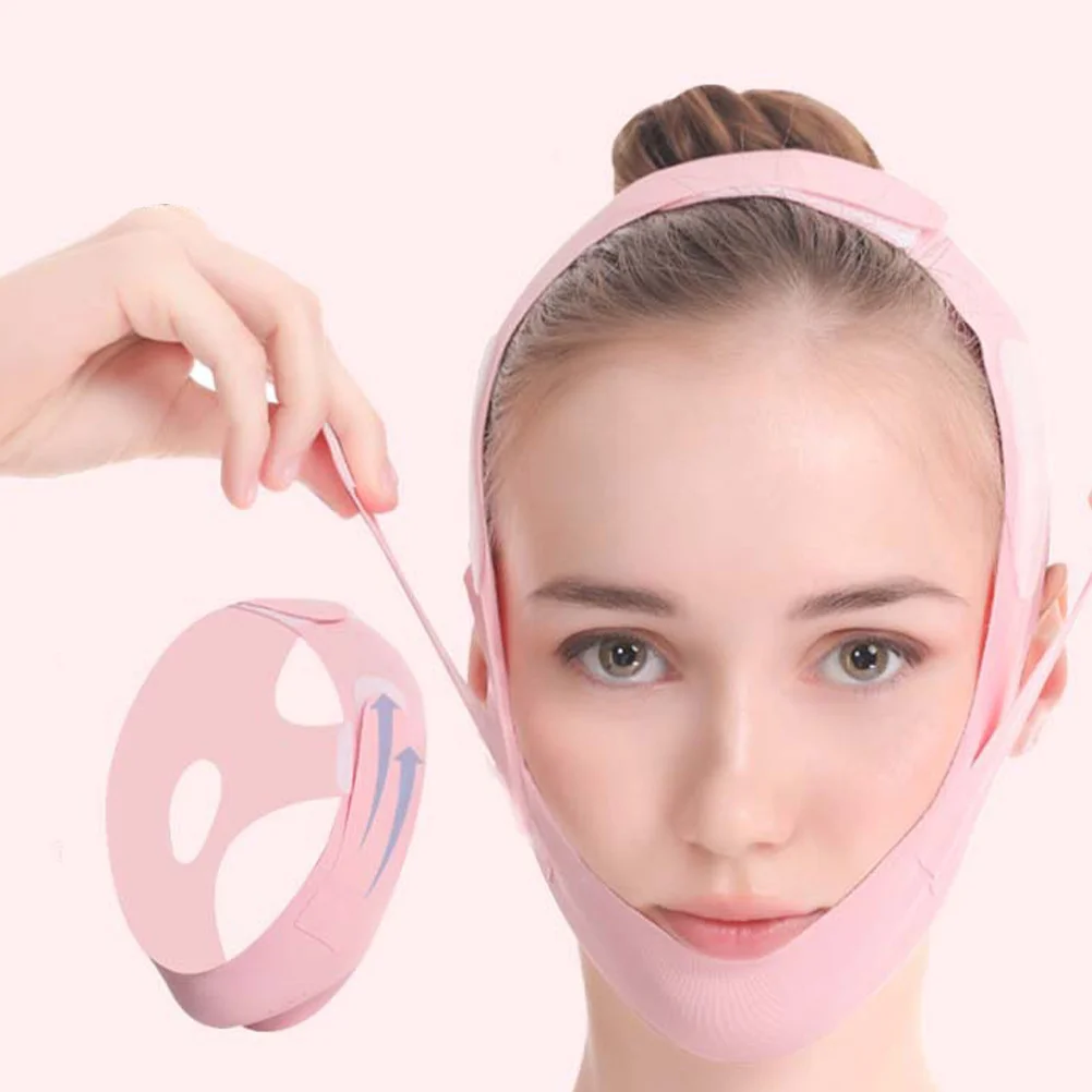 Herbruikbaar hefmasker Kinliftband Dubbele kin Gezichtsvormer Gezichtsbeeldhouwen Masker Slaapriem