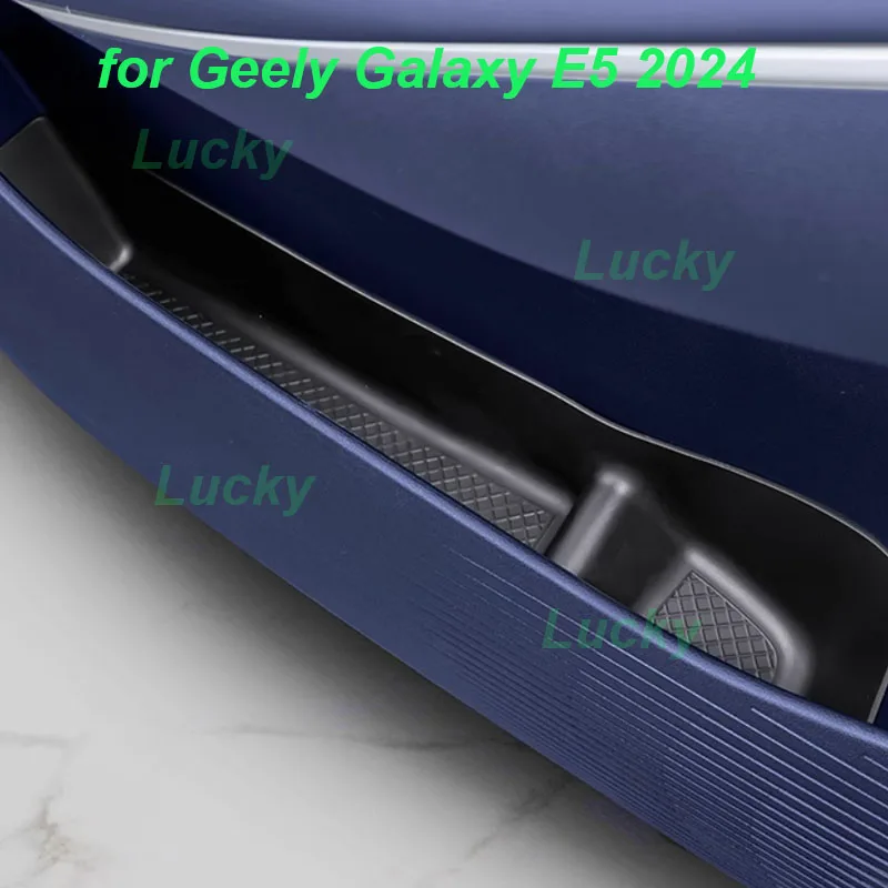 

Ящик для хранения дверной панели автомобиля для Geely Galaxy E5 2024, карман для дверного слота автомобиля, ящик для хранения из ТПЭ, аксессуары для интерьера