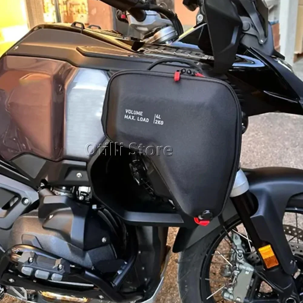 New For R1300GS Adventure R 1300 GSA R1300 GS ADV 2024 2025 Motorcycle Side Radiator Cowl Bags Storage Package Bags Waterproof