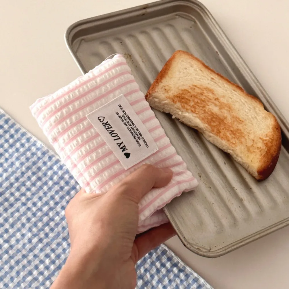 

2 шт./компл. корейский полосатый коврик для чашки с сеткой, теплоизоляционный коврик с защитой от ожогов, подставка для ручки горшка, удобная квадратная хлопковая подставка для гостиной