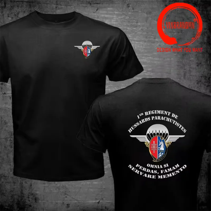 Classic Stylish Design 1er Regiment De Hussards Parachutistes Shirt Men Fashion Trendy Casual Clothing Tee Shirt Leisure Tshirt