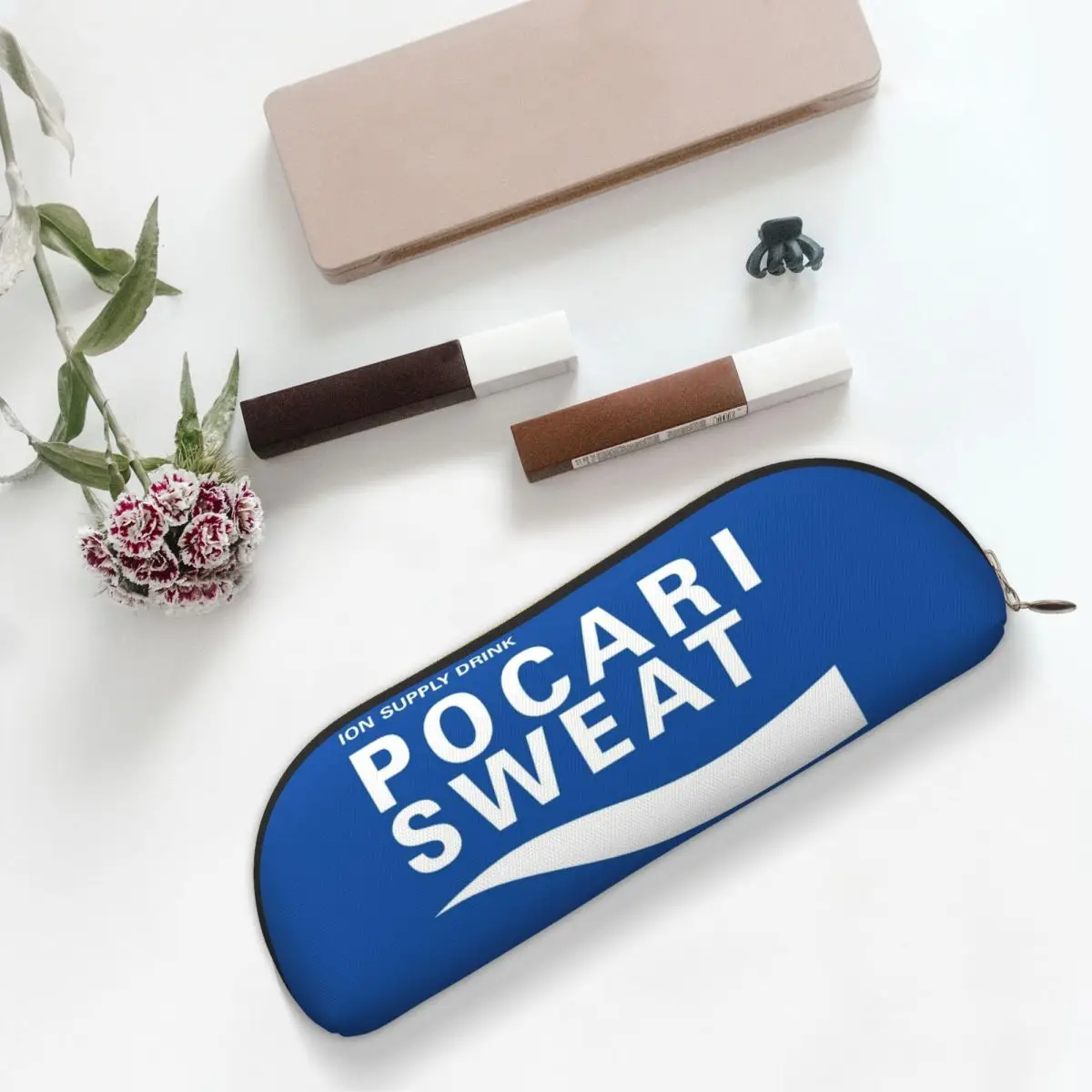 

Just Some Pocari Sweat Merch Пеналы Держатель для ручек для хранения канцелярских принадлежностей Большая вместительная коробка для ручек Сумка-карандаш для мальчиков и девочек