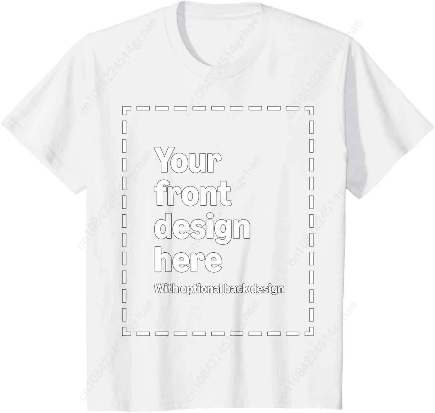 Camiseta personalizada con estampado frontal y trasero con su imagen para hombres, mujeres y niños de Modificar por Amazon Merch bajo demanda