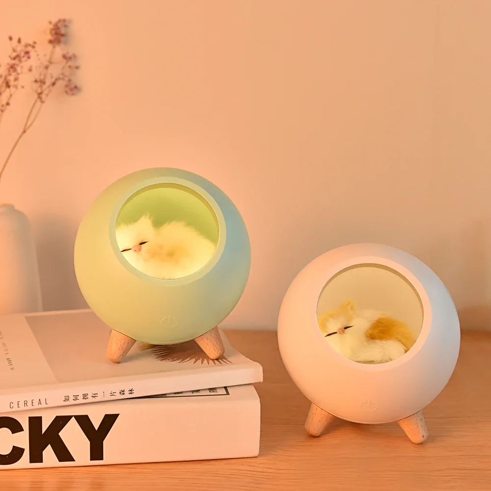 USB-ночник в виде милой кошки