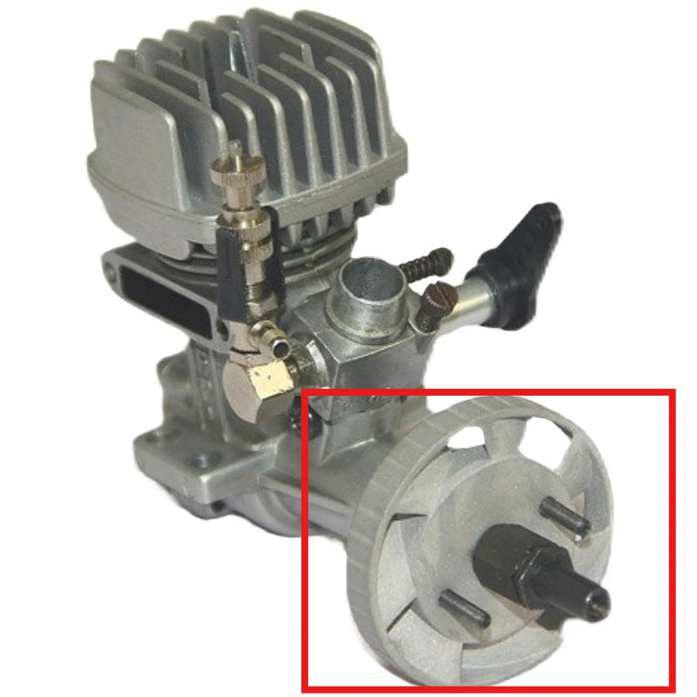 Cooling Fan Wheel Aluminum Inertia Flywheel for 15-18 Grade Methanol Engines Inner Diameter 4-8mm Engine Model Accessories