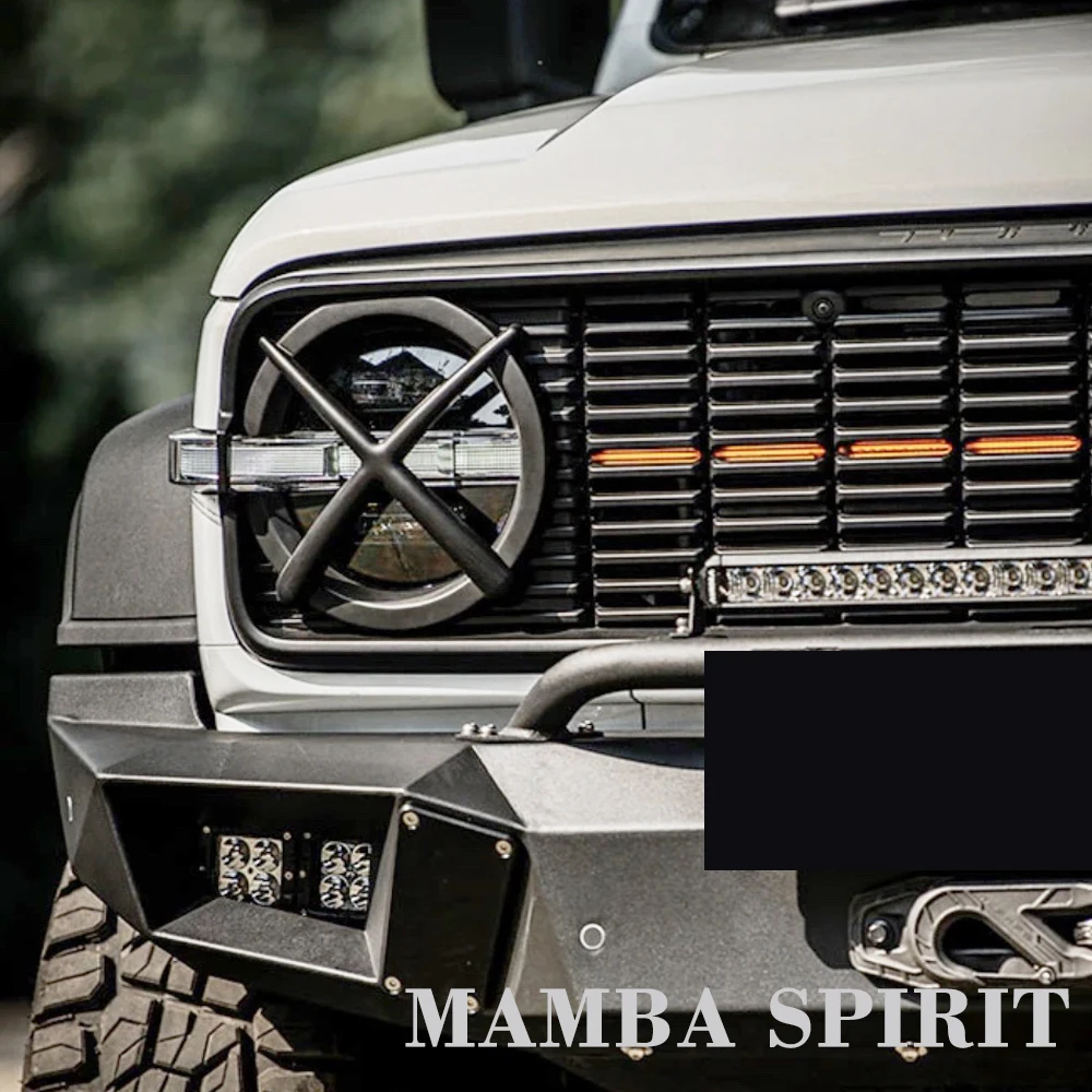 For Great Wall GWM Tank 300 Car Front Bumper Grille Guard Gird Modification Front Face Grills Headlamp Cover Frame Accessories