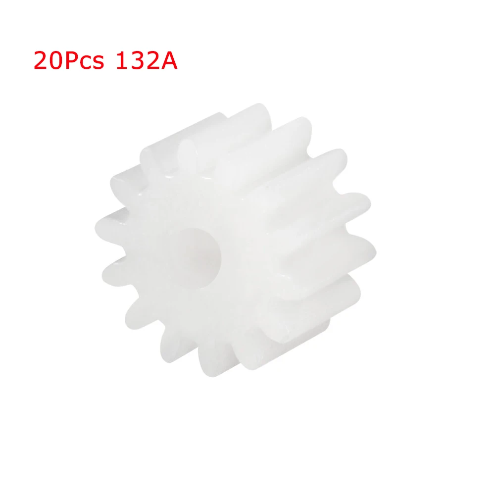 20 pz 13 denti ingranaggio in plastica modello 132A riduttore 0.5 stampo ingranaggi a vite senza fine in plastica per RC auto Robot modello motore