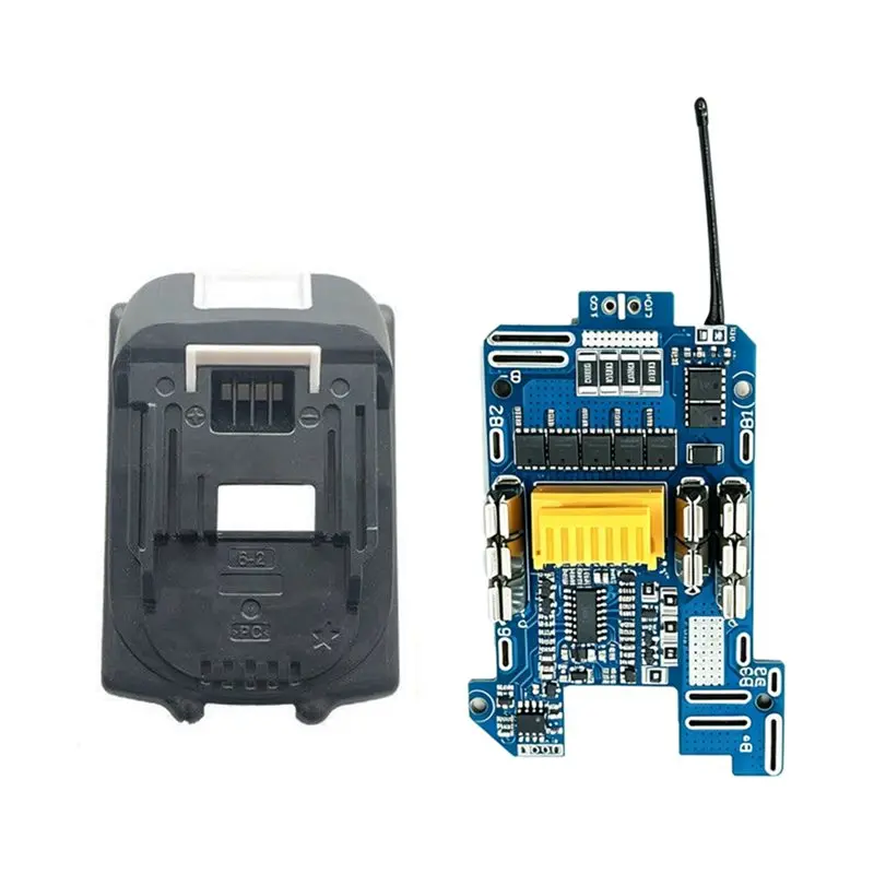 

PHILE-Fast Charging 5Core 18650 Battery Storage Box Case With Balancer 9A For BL1830 BL1840 BL1850 Protection Board