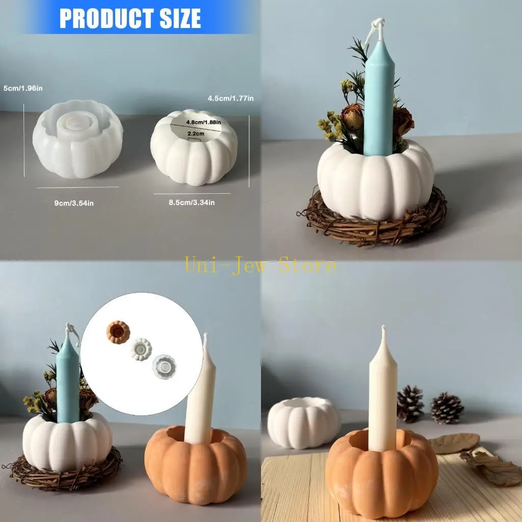 

40GB Heat Resistant Silicone Pumpkin Mold For DIY Chocolate Crafts Easy Clean Halloween Decors