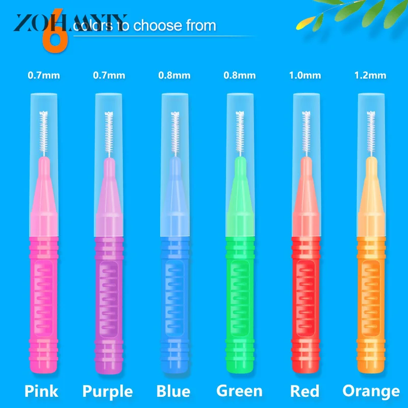 10Pcs Interdental Brushes Health Care Teeth Whitening Interdental Cleaners Orthodontic Dental Tooth Brush Oral Hygiene Tool