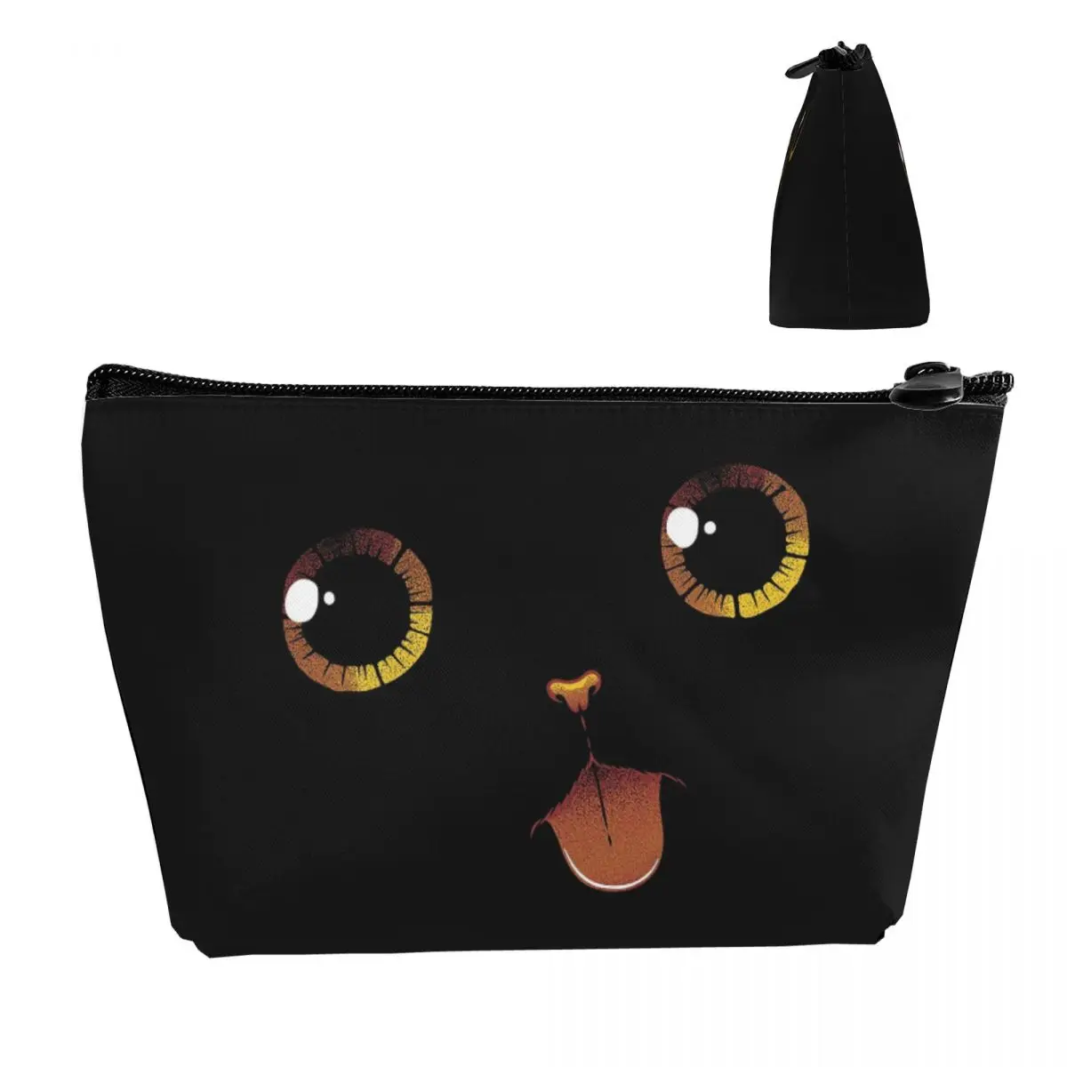 

Милый черный кот, минималистичный язык от Tobe Fonseca, косметичка, сумка для хранения, косметичка, органайзер для косметики для женщин, женский подарок