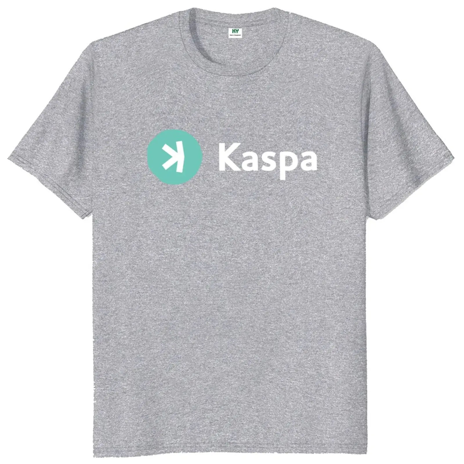 Kaspa Crypto T Shirt Cryptocurrency Blockchain Geek Nerd Gift Tshirts 100% Cotton Unisex Soft Men Clothing EU Size