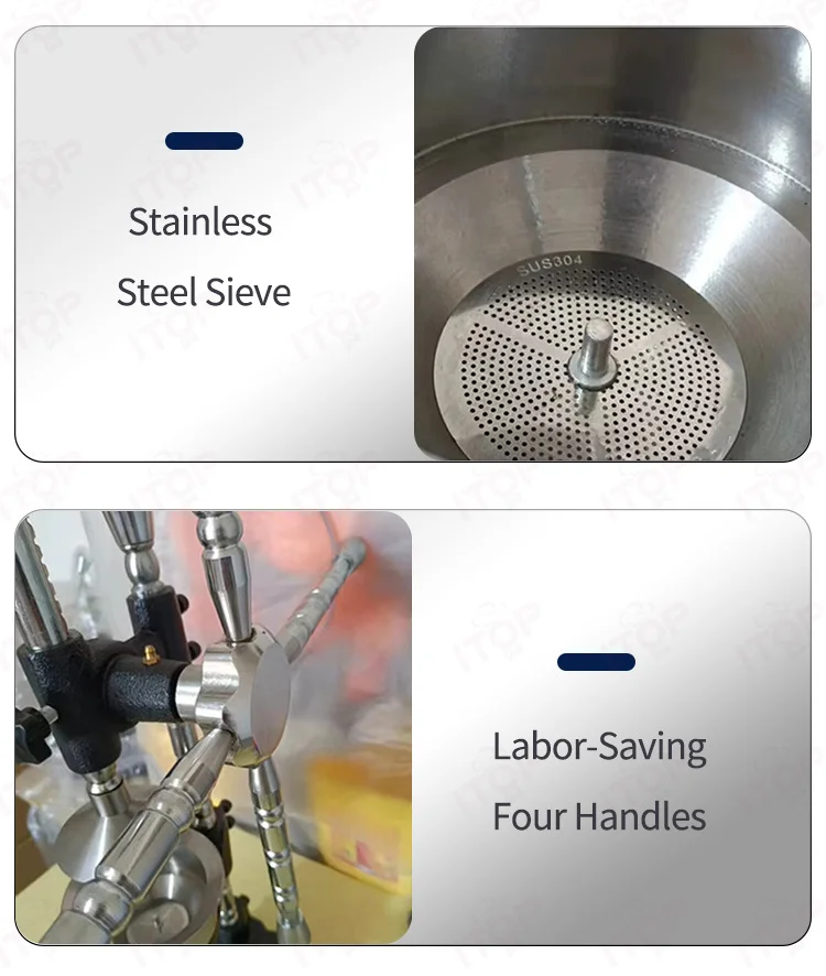 عصارة عصير الرمان ITOP، عصارة الرمان التجارية، عصارة فواكه من الفولاذ المقاوم للصدأ 304، تصميم موفر للعمالة