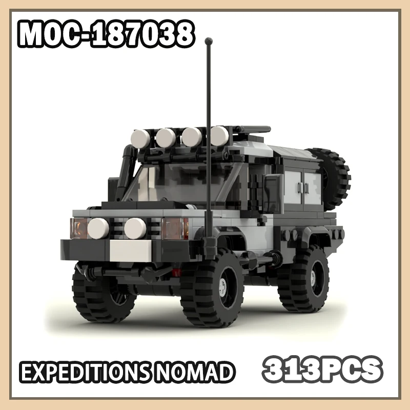 

MOC-187038 Expeditions Nomad Building Blocks Собранный внедорожник-исследовательская машина-детское образовательное рождественское 313 шт.