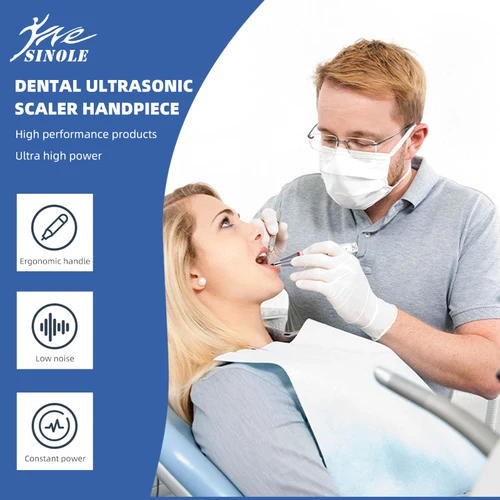 Imagen 2 del producto Escalador ultrasónico Dental, pieza de mano, mango de escamación Dental apto para muchas marcas, escalador piezoeléctrico ultrasónico 135 ° Esterilizado