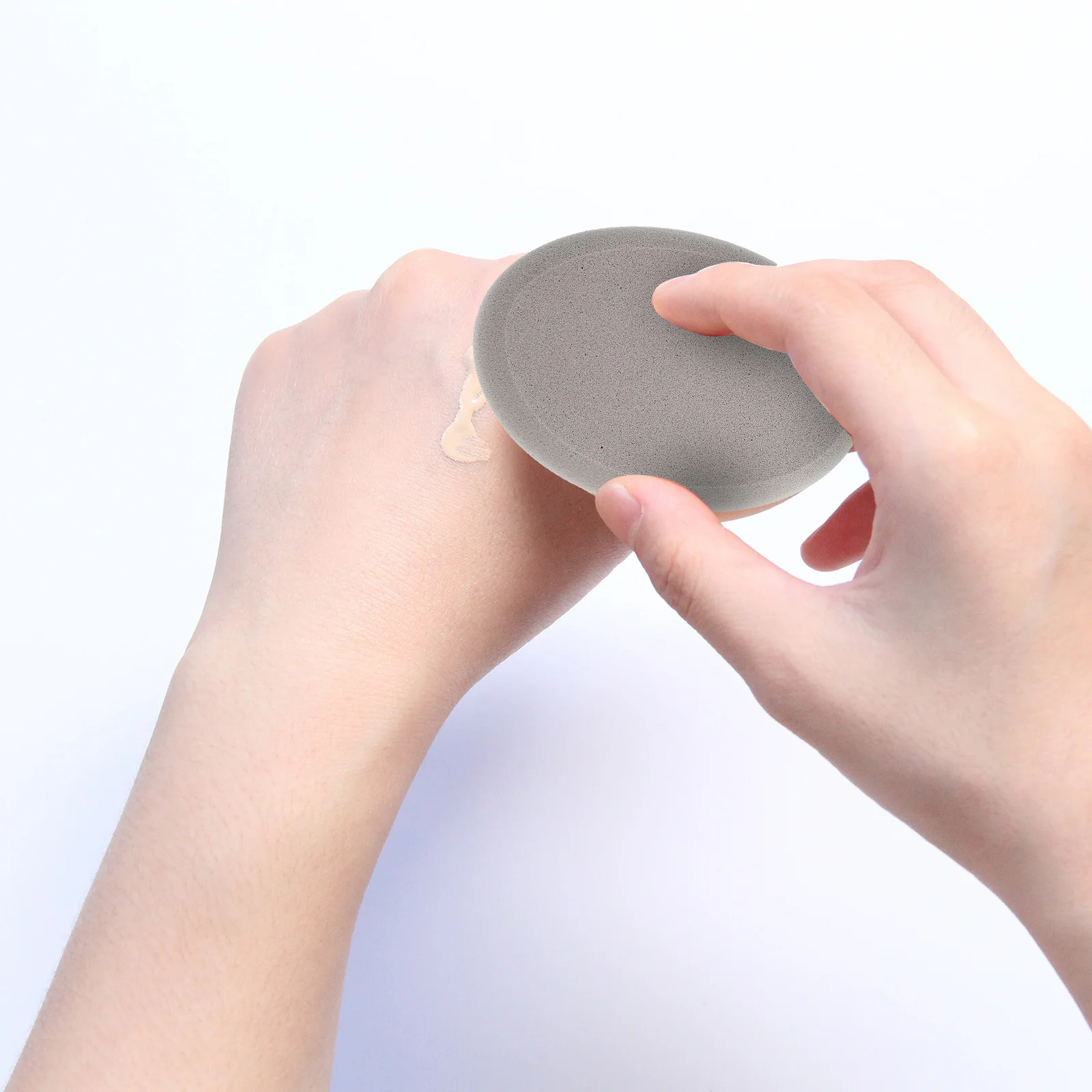 파우더 파운데이션 쿠션 퍼프용 메이크업 2개 재사용 가능한 스펀지 경량 페이스 어플리케이터 도구