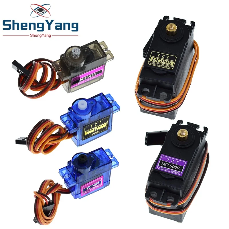 헬리콥터 보트 모델용 서보 금속 기어, 아두이노 UNO DIY 기계식 암, SG90, SG92R, MG90S, MG995, MG996, MG946R, MG945R, MG996R