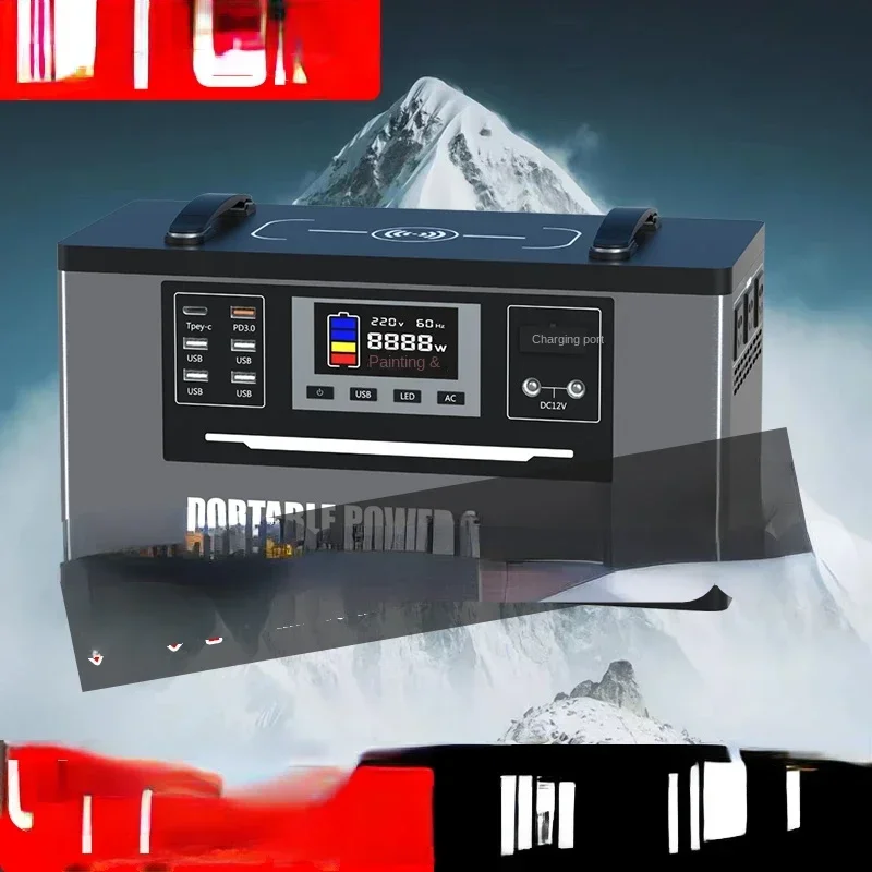 

Hot sales Outdoor mobile power supply with large capacity, 220V portable battery room, self driving tour, live camping
