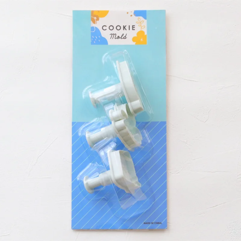 3Pcs Ocean Seahorse Octopus Cookie Cutters Children\'s Pastry Molds Birthday Party Decoration DIY Cake Biscuit Baking supplies