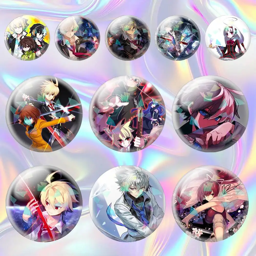 Under Night In-Birth Hyde Kido   75mm 58mm 44mm 25mm Brooch Backpack Hat Pins Accessories Toys Badge
