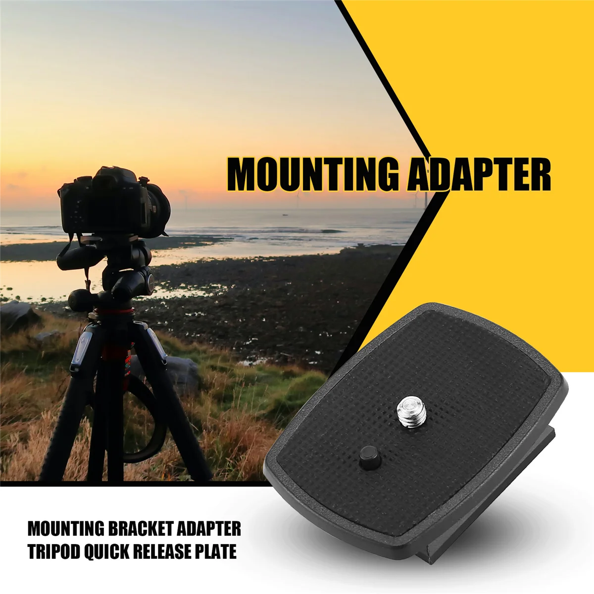 A73E-Mounting Bracket Adapter Tripod Quick Release Plate