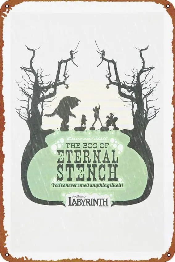 Bog Of Eternal Stench Poster Vintage Cute Metal Sign Gift Retro Novelty Cafe Store Garage Tin Signs8x12 Inch