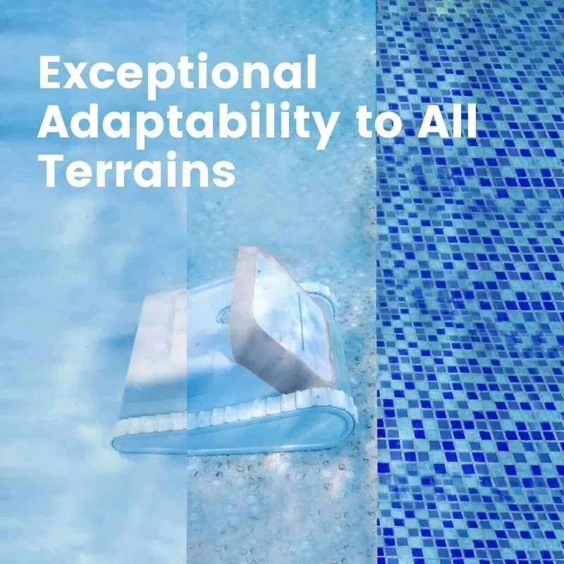 Aspirapolvere robot per piscina Wireless, adatto per piscine sotterranee, arrampicata su parete, navigazione intelligente, aspirazione forte