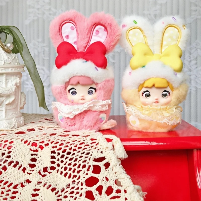 Echte Nommi Baby Sweetheart Bunny Serie Blind Box Figur Puppe Rucksack Schlüsselbund Nette Trendy Spielzeug Ornament Mädchen Urlaub Geschenk