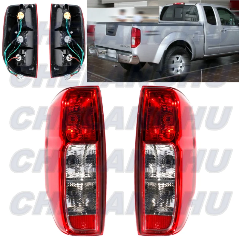 

For Nissan Frontier 2005 2006 2007 2008 2009 2010 2011 2012 2013 2014 2015 Pair L+R Tail Light Rear Lamp Housing Without Bulbs