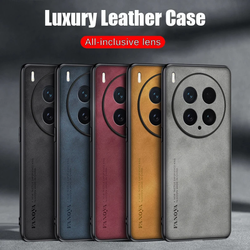 Fall für vivo X200 Ultra Schützen Objektiv Lammfell Leder Shell Coque X200Pro X200sX100Ultra Abdeckung TPU Weiche Stoßstange Stoßfest Funda
