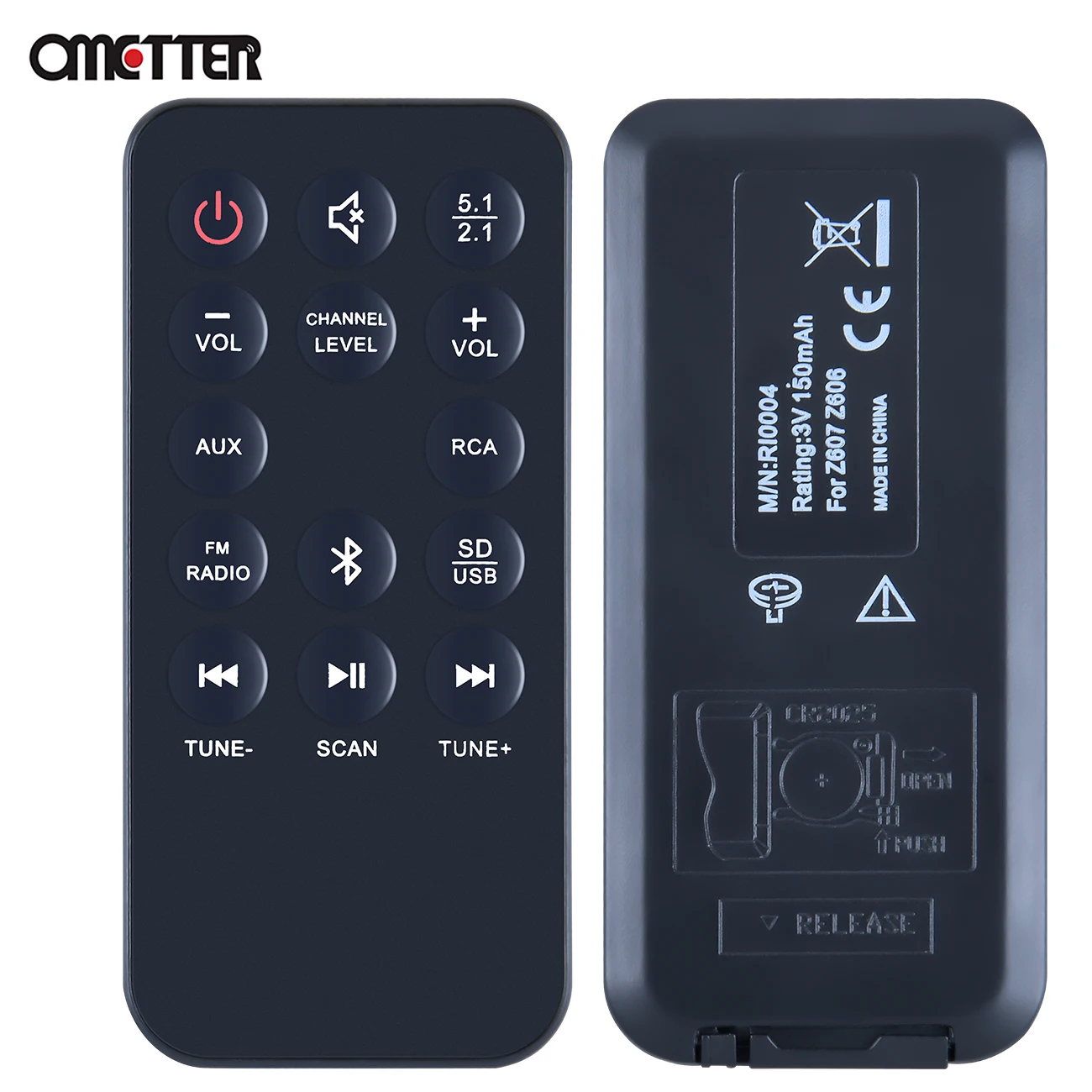 Пульт дистанционного управления RI0004 для Logitech LOGI Z607 Z606 Bluetooth 5,1 объемный звук динамик Беспроводная портативная система