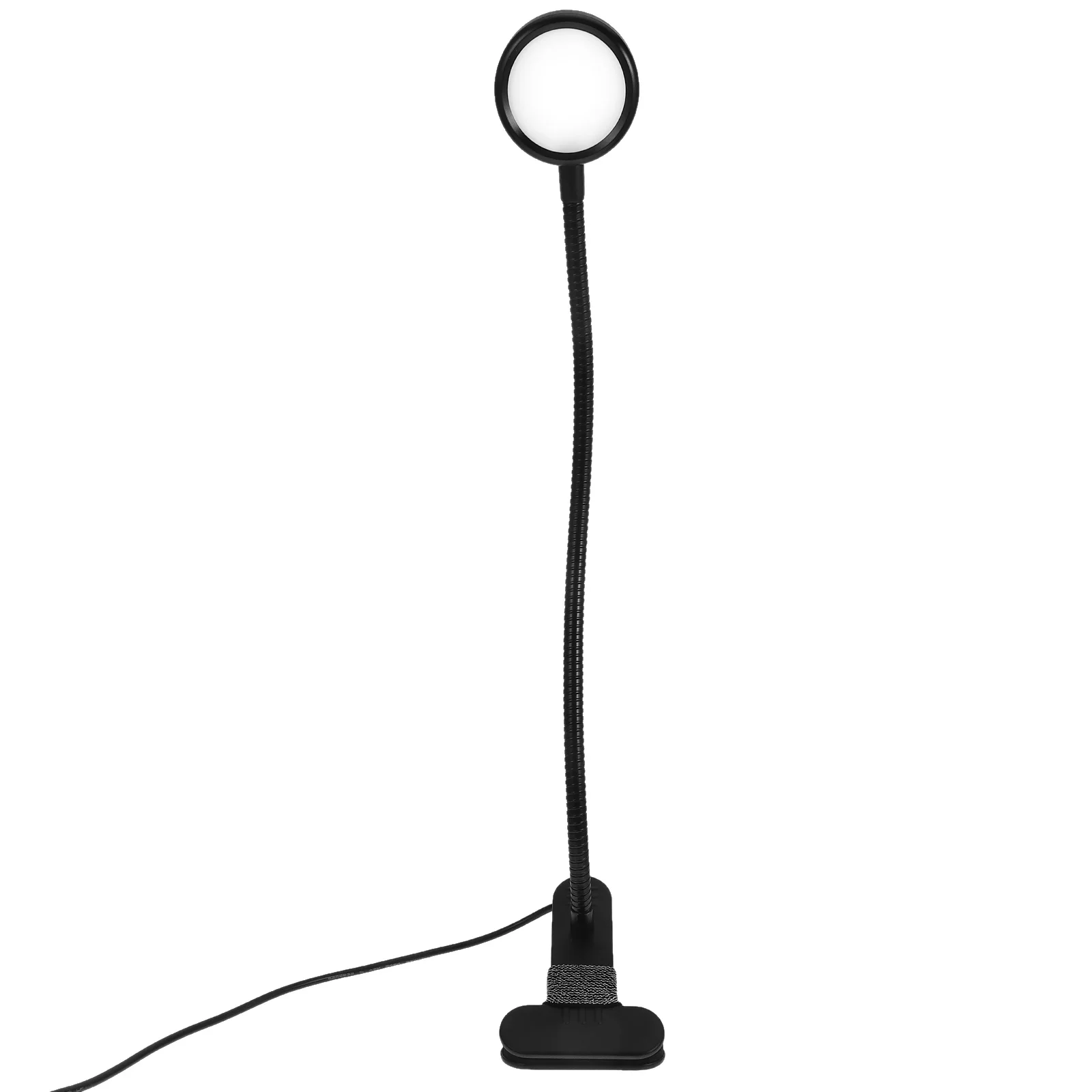 3 واط LED كليب لمبة مكتب 360 درجة قابل للتعديل معقوفة العناية بالعين القراءة ضوء 3 أوضاع درجة حرارة اللون مشبك أسود مصباح الطاولة #5