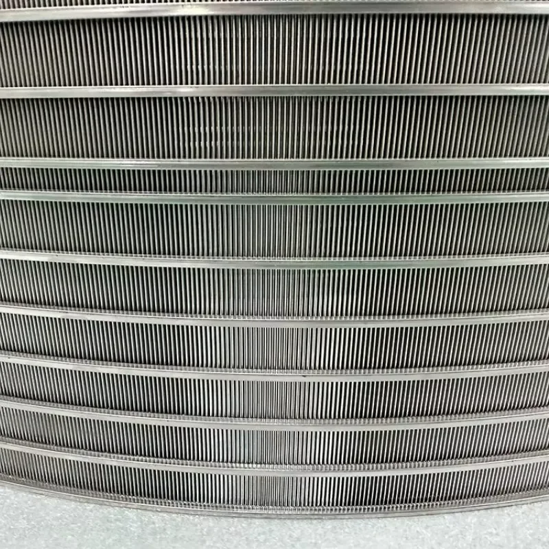 New Extra Fine Stainless Steel 304/316L Sintered Mesh Wedge Wire Liquid Filter Square Hole 90%-99% Efficiency Filter Elements