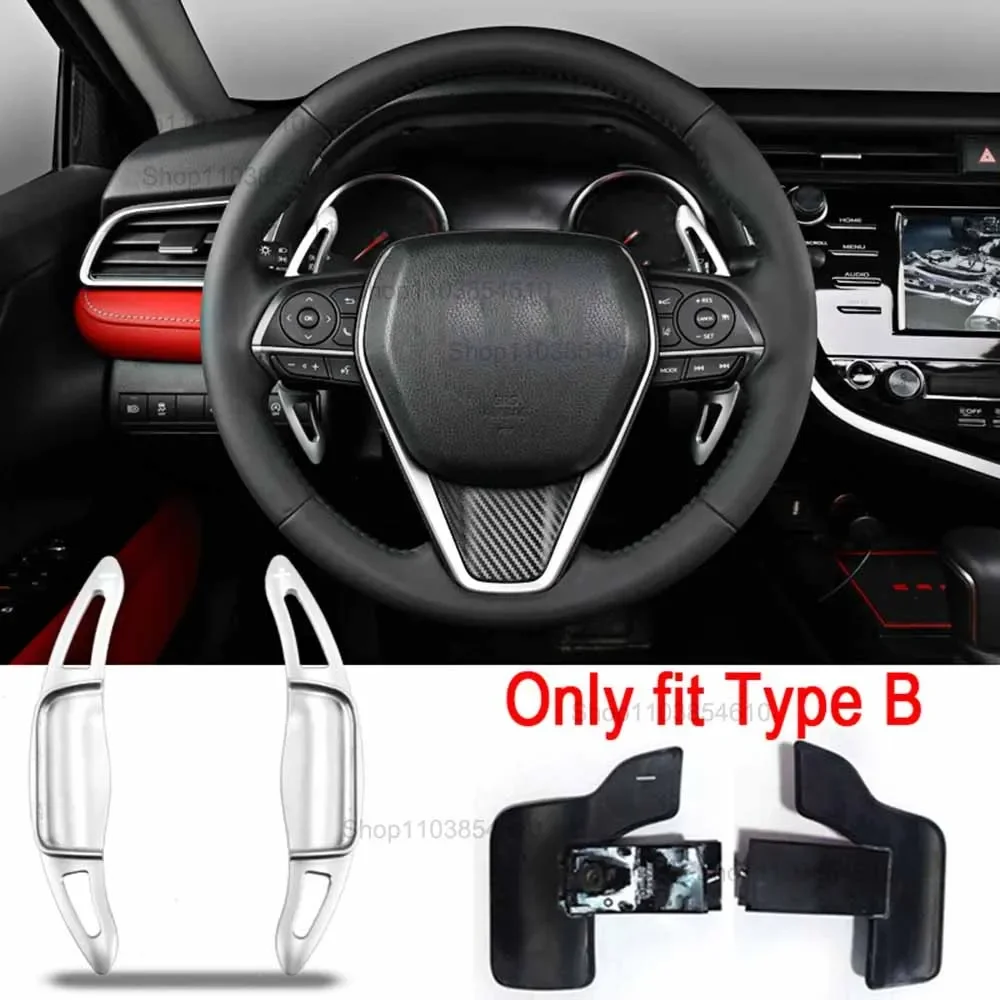 

For Toyota Camry SE GR WS Corolla RAV4 XSE Hybrid Crown Avalon Car Steering Wheel Paddle Shift Extend Quick Shifters DSG Sticker