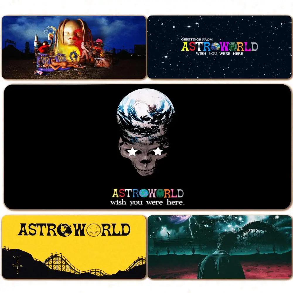 Hot astroworldes rapper Mouse Pad Game eSports CSGO mouse pad extra large thickened table mat boys and girls anti-slip mat