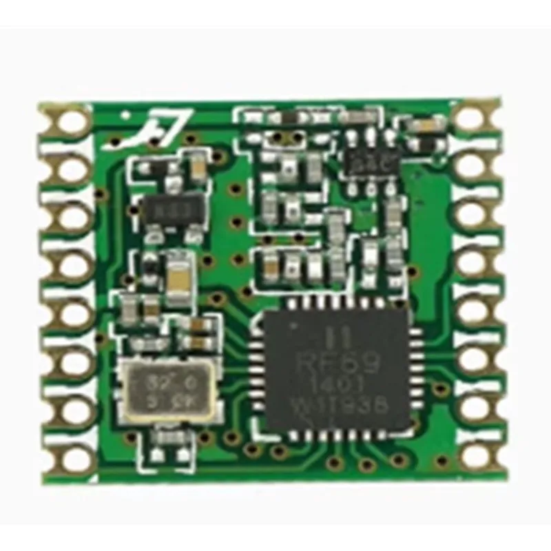 5pcs 100% New RFM69HCW RFM69 433MHZ 915MHZ 868MHZ Rf COB High-Power Wireless Transceiver Module 16*16mm