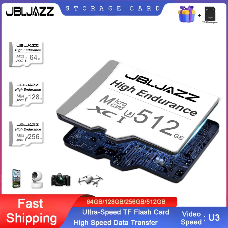 Tarjeta de Memoria SD Ultimate Pro de 128GB 256GB 512GB 64GB, Clase 10, Alta Velocidad, Resistente a Magnéticos, para Cámara, Dron, Teléfono