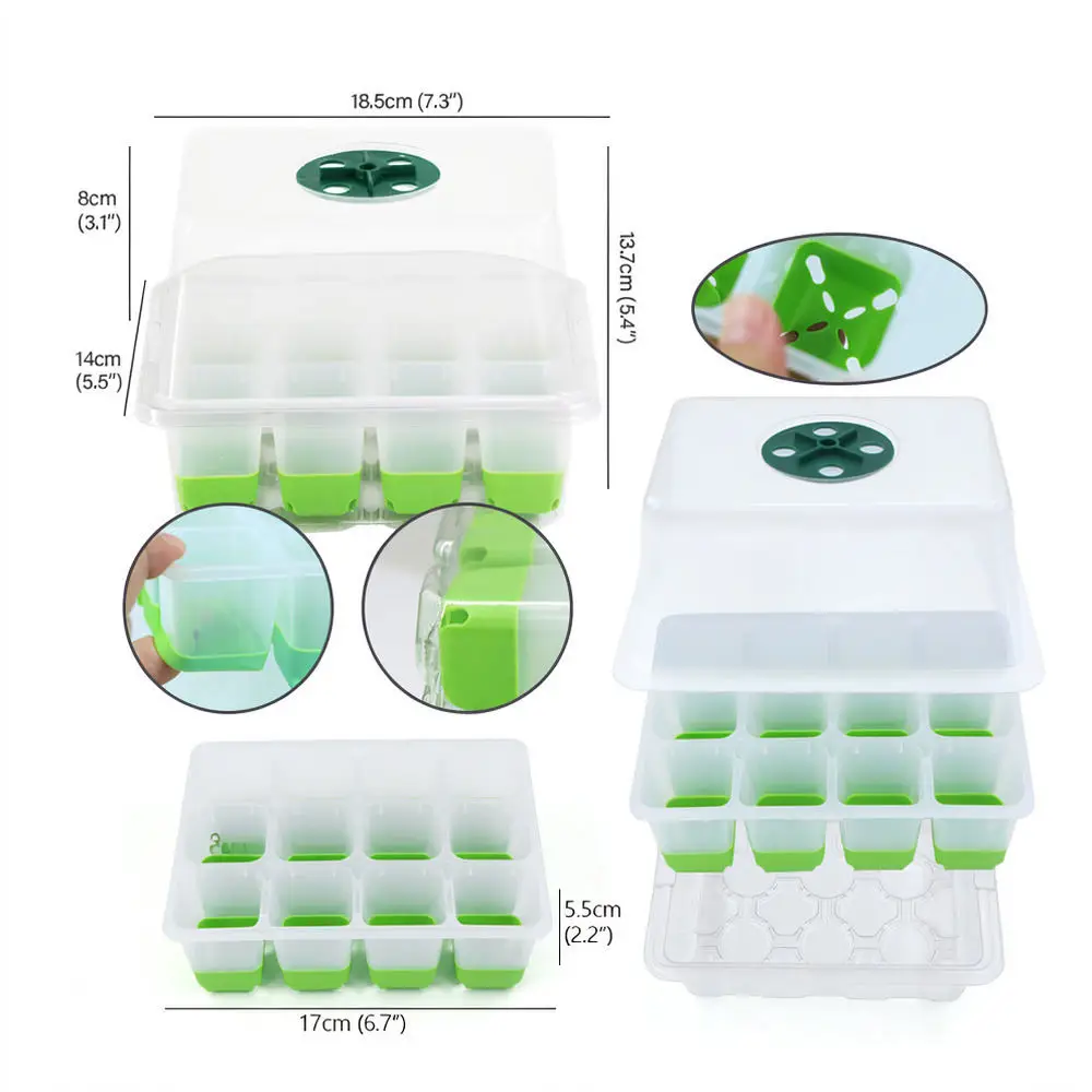 Reusable Silicone Seedling Tra - огляд і ціна Plant Pot